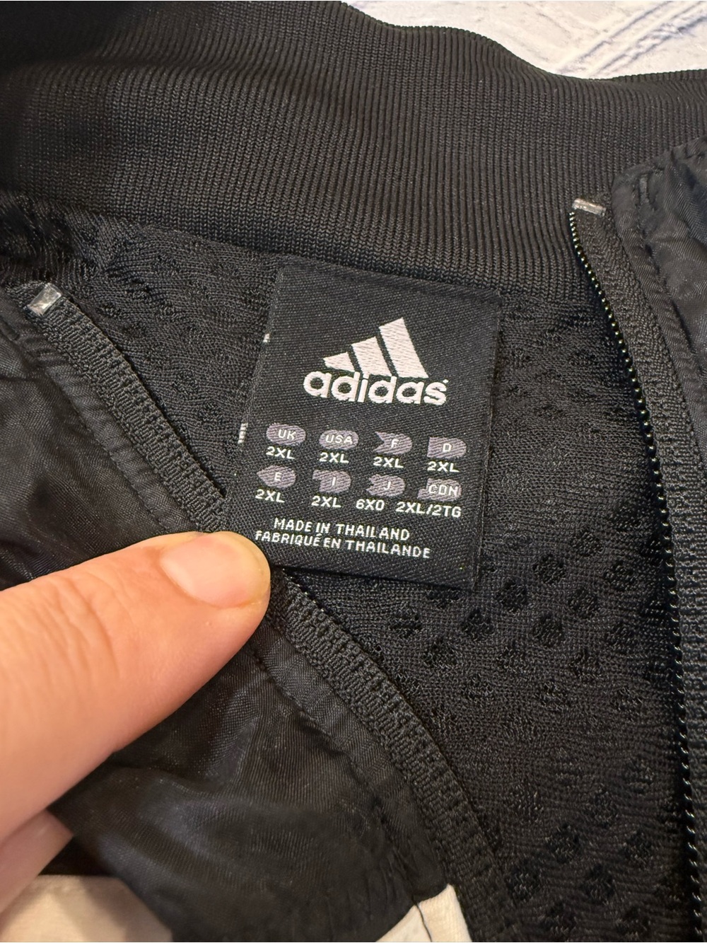 Adidas Los Angeles Lakers Full Zip Track Jacket Black Three Stripe Men’s | XXL - Picture 8 of 14